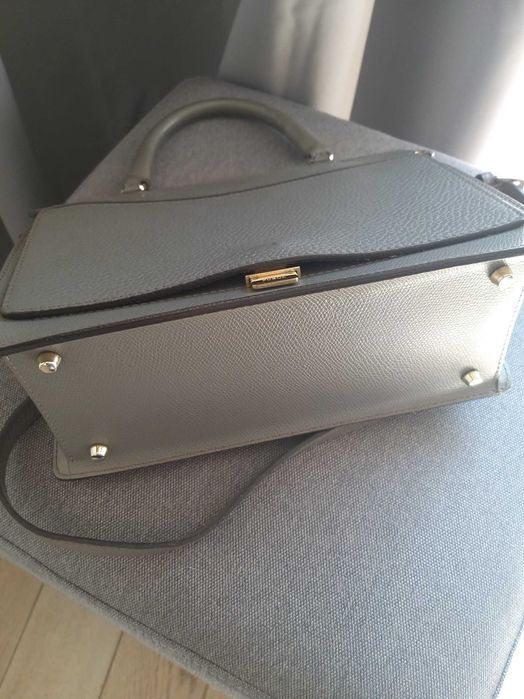 Сумка Furla оригінал. Шкіра, дуже добрий стан, сірий колір