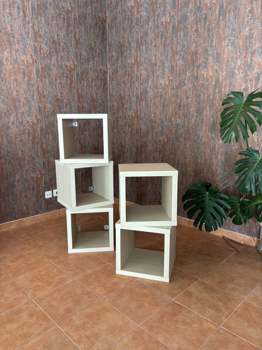 Cubo Kallax castanho claro - tenho 5 uni