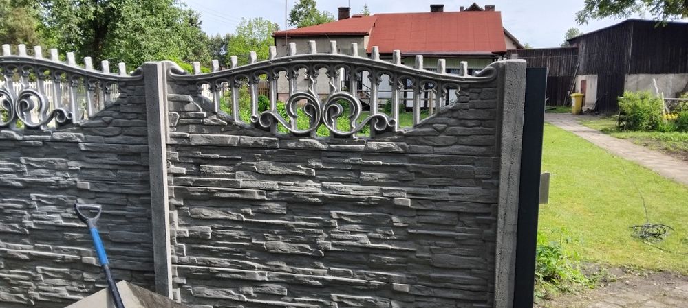 Ogrodzenie betonowe panelowe PRODUCENT  montaż