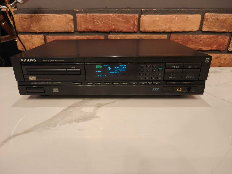PHILIPS CD-824 ! Znakomity odtwarzacz CD ! Zadbany egzemplarz