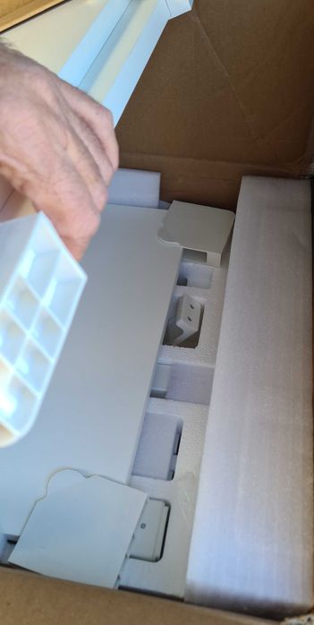 Secretária/mesa de escritório com ajuste de altura elétrico