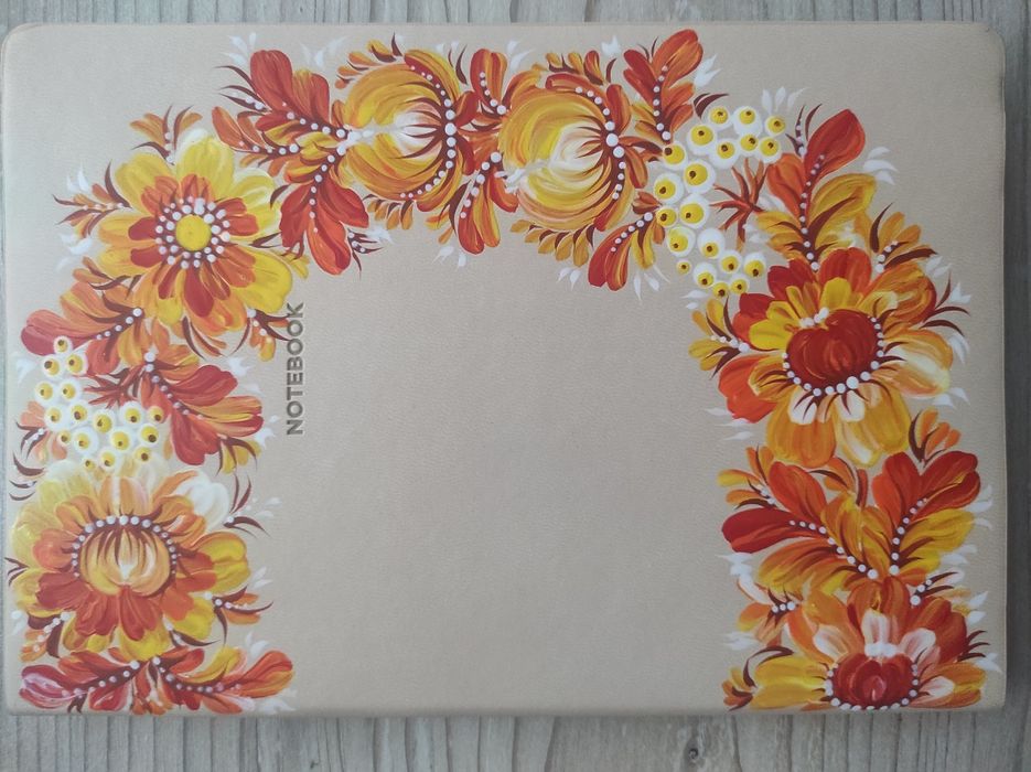 Продам блокнот з петриківським розписом,ручна робота