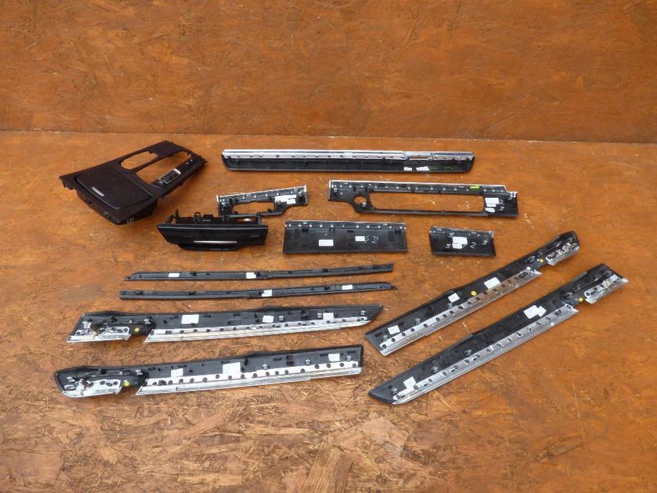 bmw f01 dekor drewno komplet