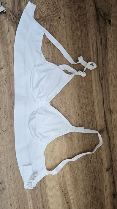 Nowy biustonosz, stanik ciążowy, do karmienia Babydream Mamas r. S, biały