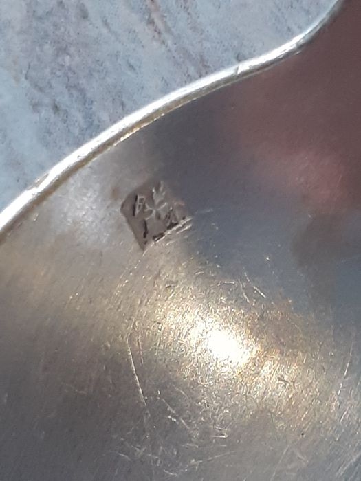 łyżka srebrna z 1767roku