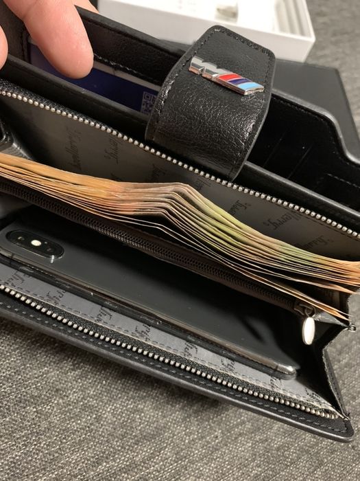 Кошелёк, очень крутой и стильный клатч Bmw m performance, bmw m5, x5m