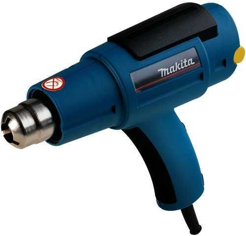 Технічний будівельний фен Makita 2580 Вт 300-600 С 4 насадки кейс PL