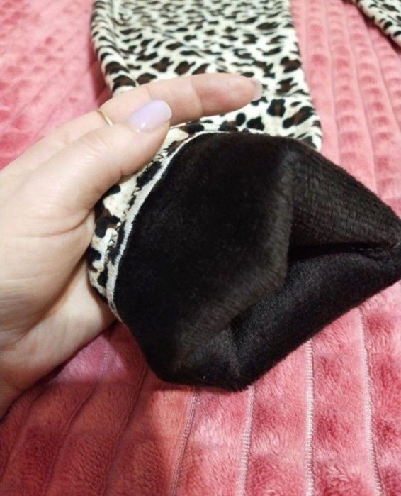 Теплі леопардові лосіни, розмір М/L