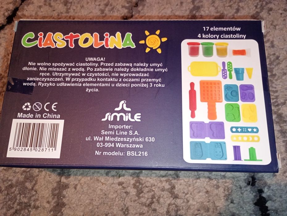 Ciastolina simile nowy zestaw
