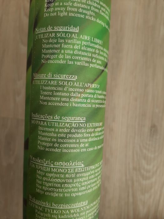 Insensos para outdoor (vasos ou jardim)