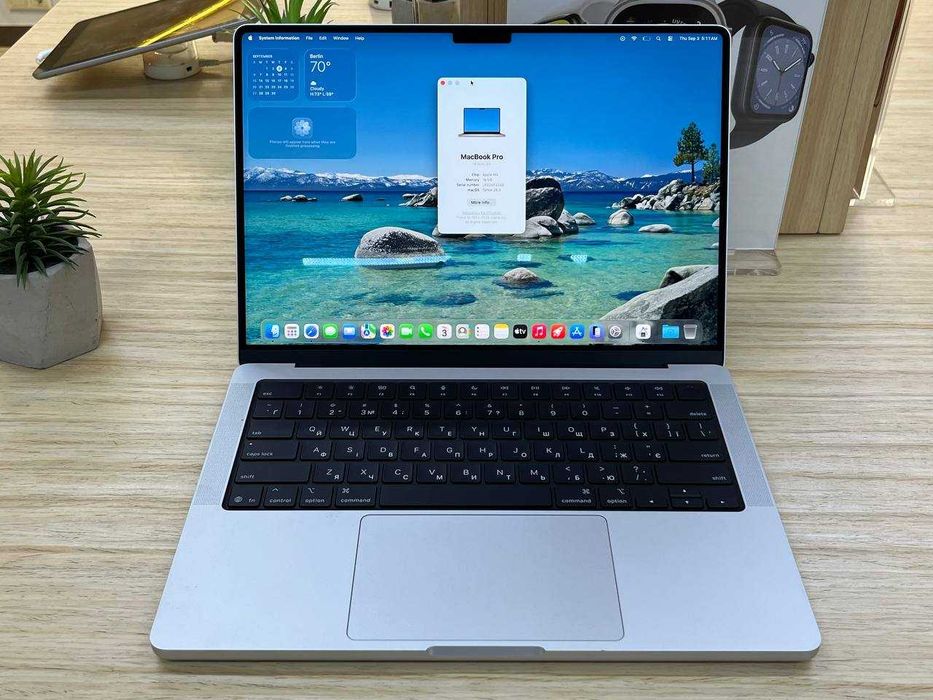 /8654/ Openbox MacBook Pro 14" M5 10CPU/10GPU/16GB/1TB Silver (MDE54) АКБ 100% 14Ц