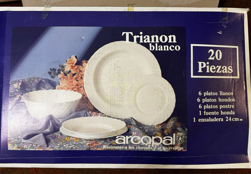Serviço de loiça arcopal novo na caixa