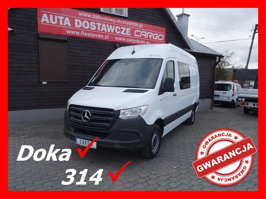 Mercedes-Benz SPRINTER  314 2,2 140KM Doka Brygadowy Średniak L2H2 Klima Tempomat \\