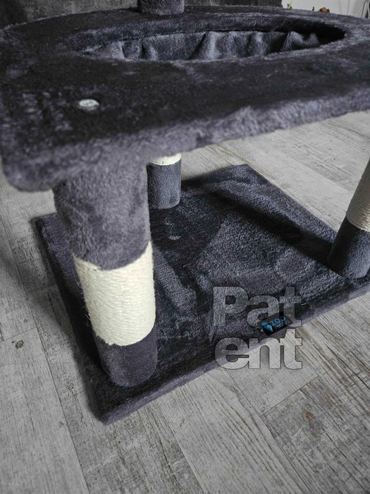 Drapak dla kota domek słupek do drapania legowisko kot dom 3 poziomy