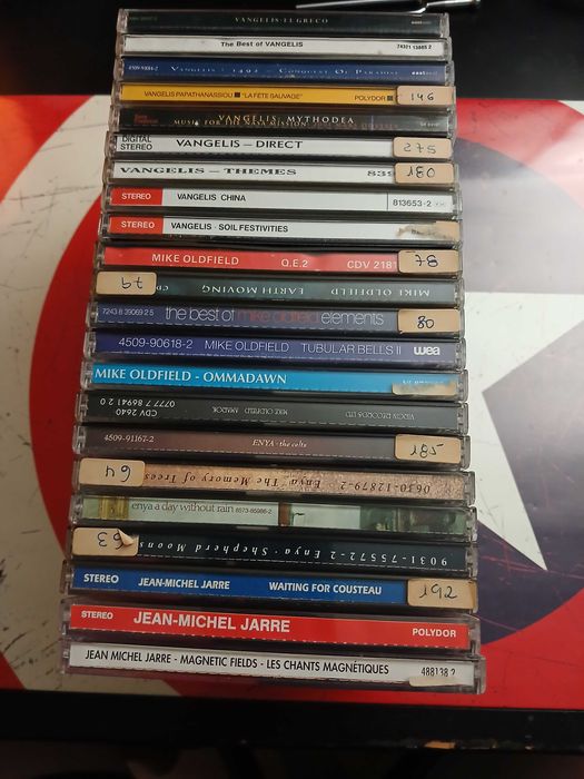 21 Cd´s antigos,  a 5€ cada. Vários gravações originais, usados em bom estado.  venda mínima de 2 cd´s.Coleção particular