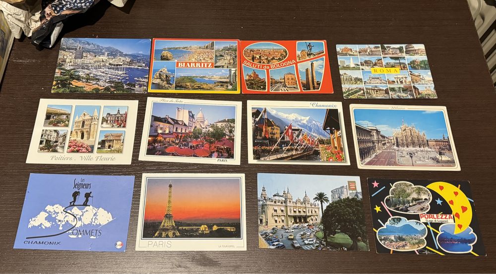 23 Postais Ilustrados de algumas cidades europeias