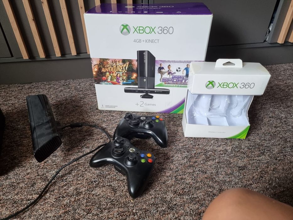 Xbox 360 oryginalne opakowanie konsoli i pada OKAZJA