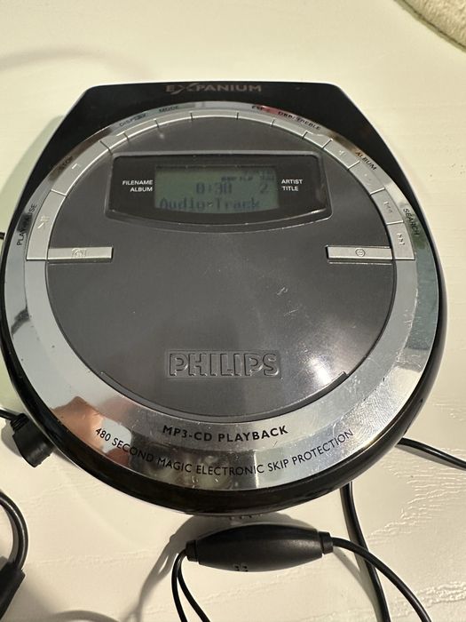 Philips Expanium EXP511 cd mp3 player disc man słuchawki