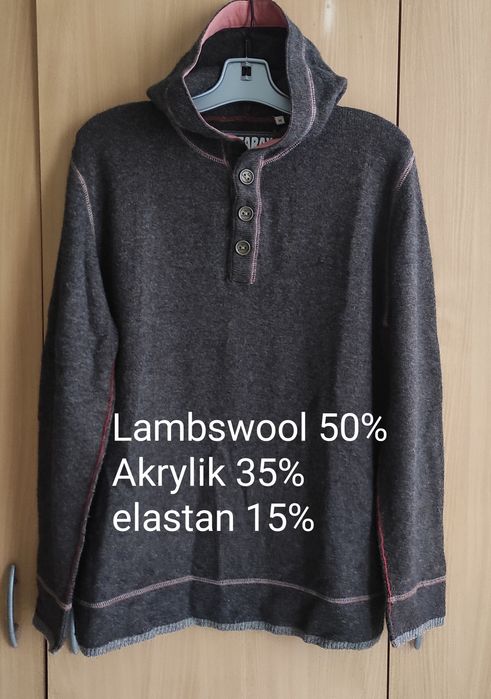 Sweter męski wełniany Mantaray rozm M