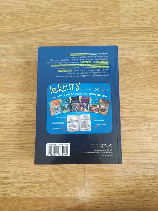 Słownik ortograficzny marki greg