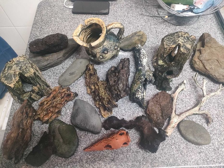 Decoração para aquário