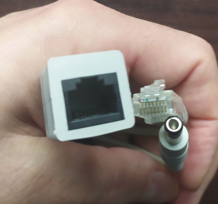 Adapter spliter przejściówka PoE RJ45