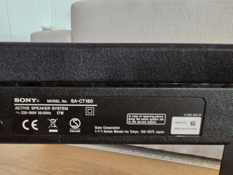 Soundbar com subwoofer - Sony
