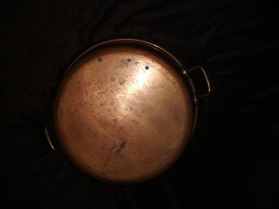 Tacho ou alguidar antigo 100% cobre