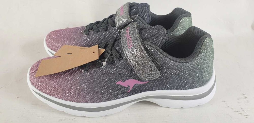 BUTY KANGAROOS nowe   różowe szare   Kangashine Ev II snakersy 38