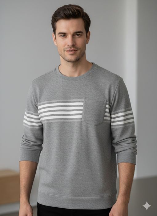 Męski szary sweter GAP rozmiar L