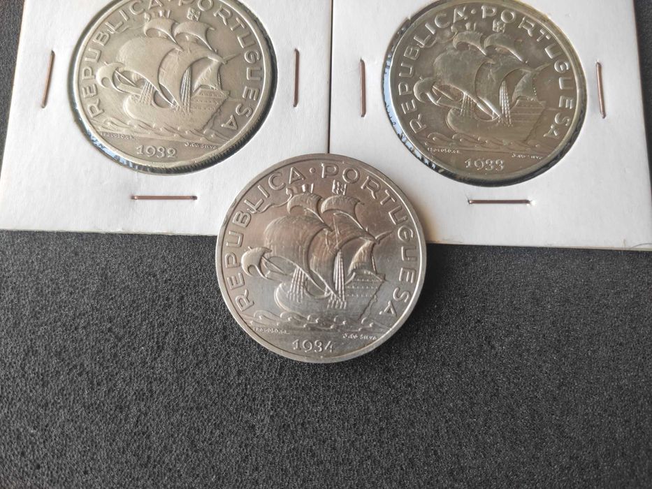 Conjunto Moedas de 10$ 1932 | 1933 | 1934 Ver Descrição
