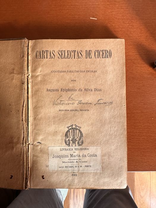 Cartas selectas de cicero 1902 segunda edicao