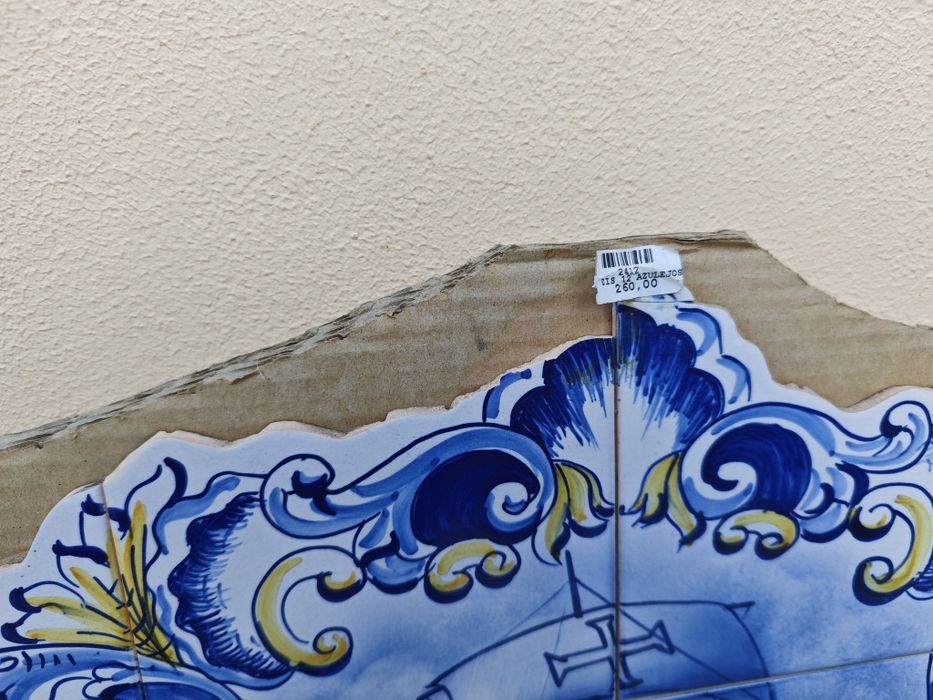 Conjunto 12 Azulejos Portugueses Caravela Portuguesa