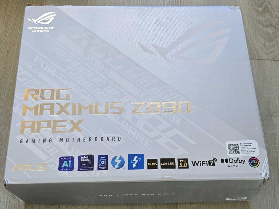 ASUS ROG Maximus Z890 APEX + Intel Ultra 7 270K plus + 48GB CUDIMM 8800 DDR5 Bundle