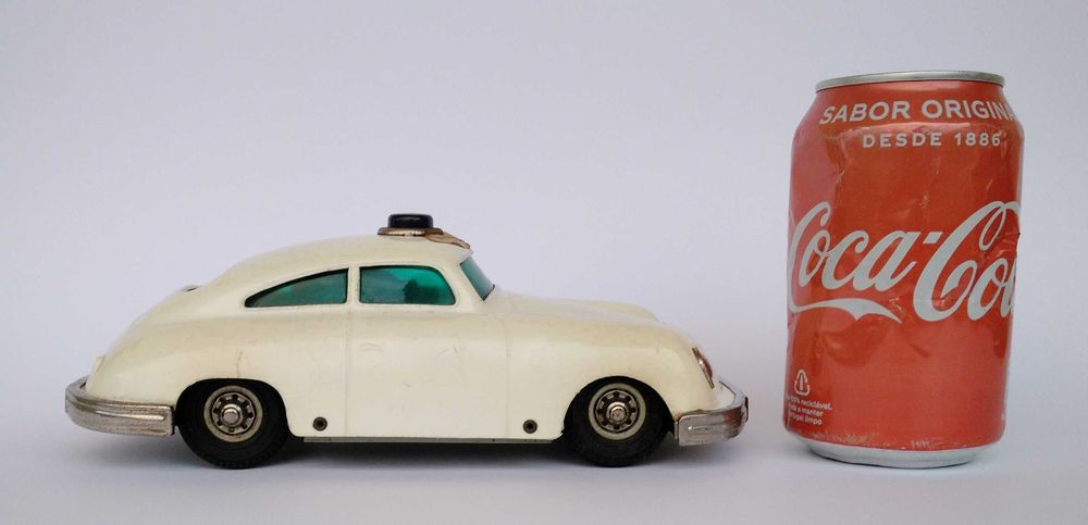 Porsche 356 Polizei carro da Polícia brinquedo de fricção