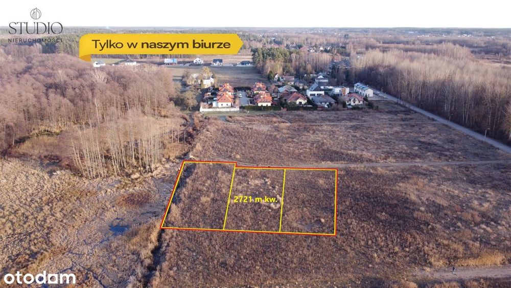 Działka inwestycyjna Zaścianki z Mpzp