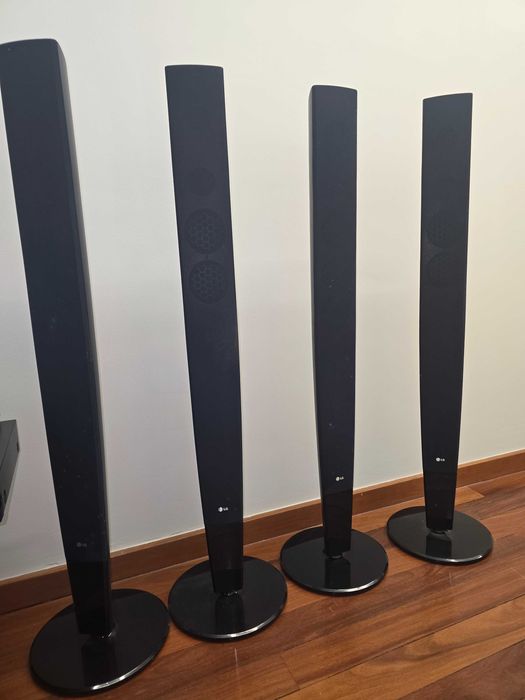LG Home Cinema  colunas + subwoofer 500W