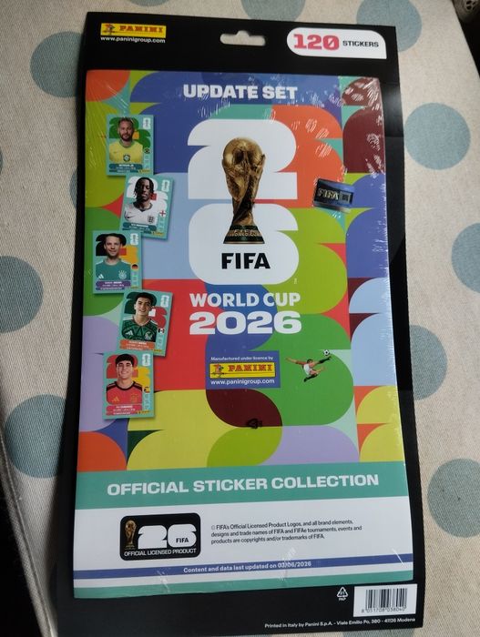 Mundial 2026 Update Set 120 cromos