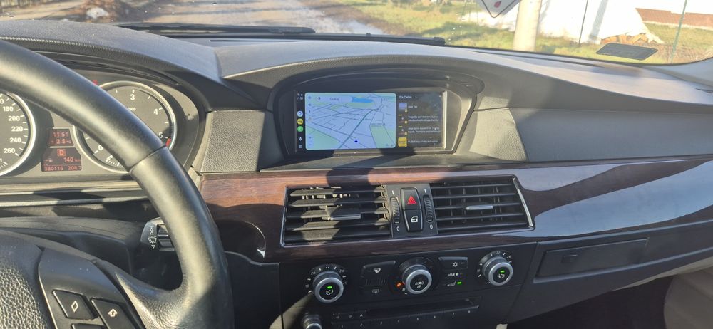 BMW E61 525d 2008r Automat Android Auto Nowe opony Opłaty do 04.2026