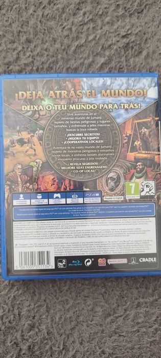 Jumanji PS4 na caixa