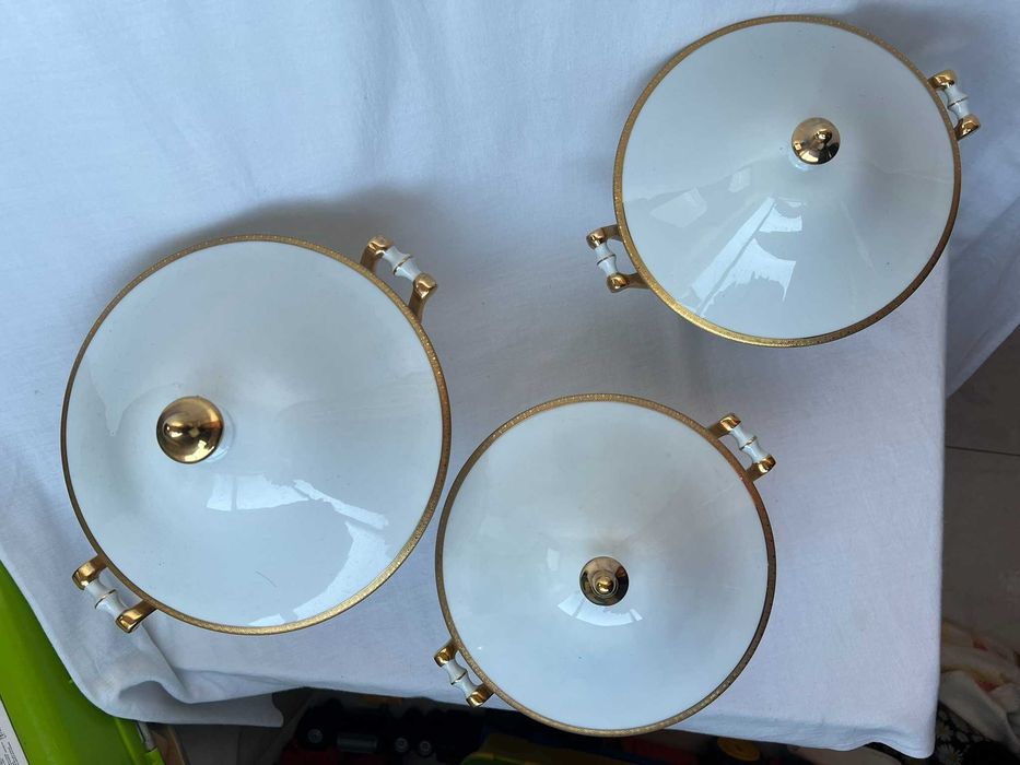 Lote 3 Terrinas Porcelana SPAL Portugal