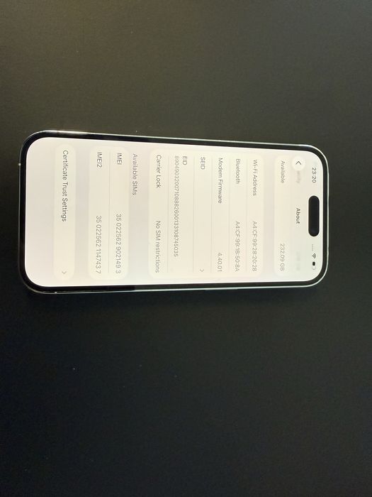 Iphone 14 pro 256 bateria 100%