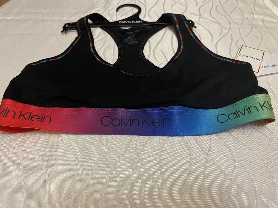 NOWY oryginalny stanik sportowy Calvin Klein biustonosz CK L