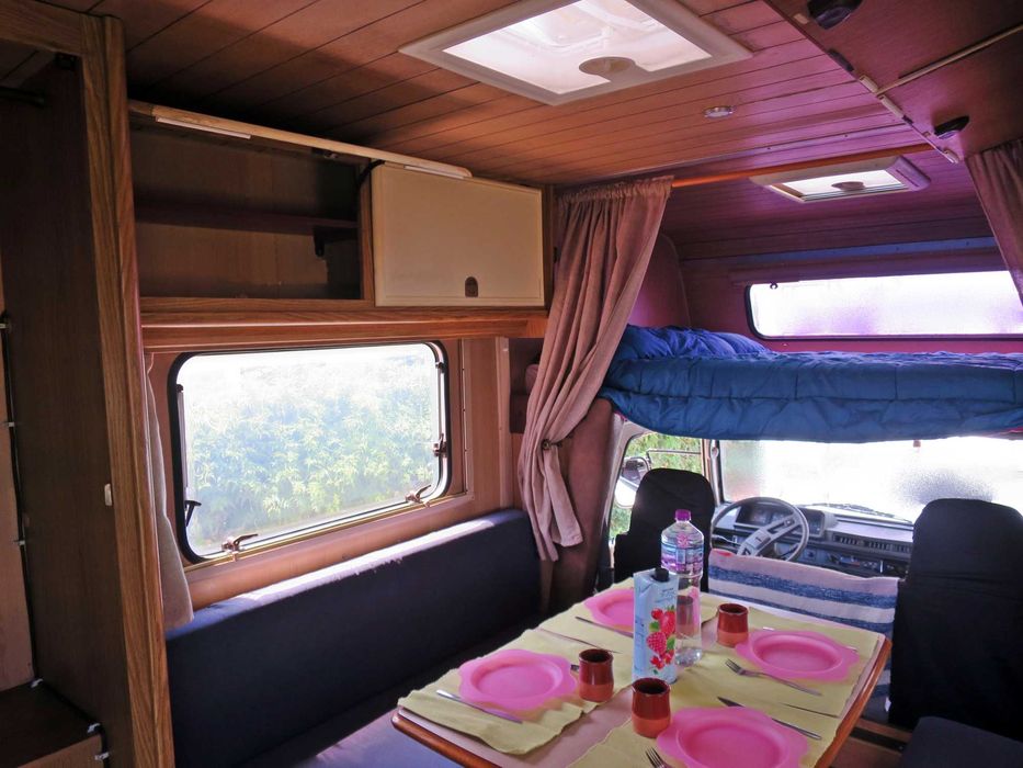 Autocaravana Mitsubishi L 300 Dethleffs 6 lugares férias e aventura
