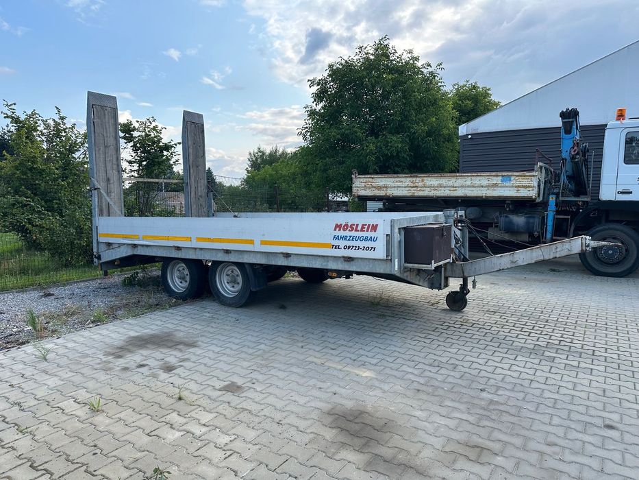 Möslein TPH2  Möslein Przyczepa Niskopodwoziowa Tandem 8T | Najazdy | Nowe Opony |