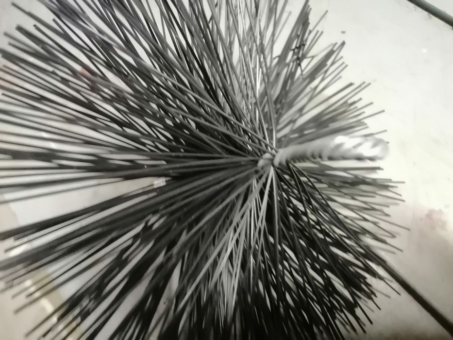 Szczotka do kominów z chromoniklu fi 200