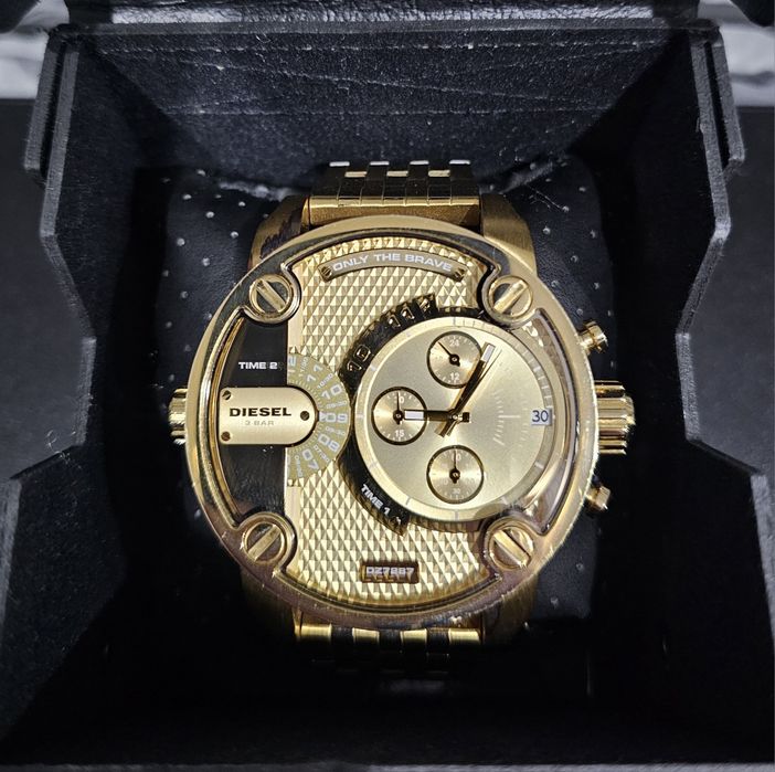 Zegarek meski Diesel dz7287 złoty