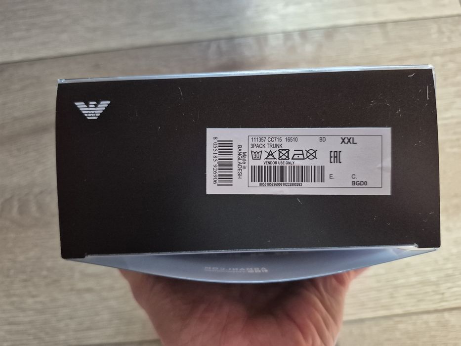 Bokserki Męskie 3pak Emporio Armani XXL