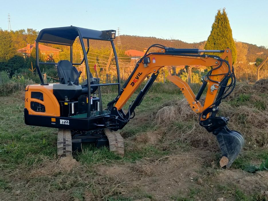 Mini escavadora de 2200 Kg