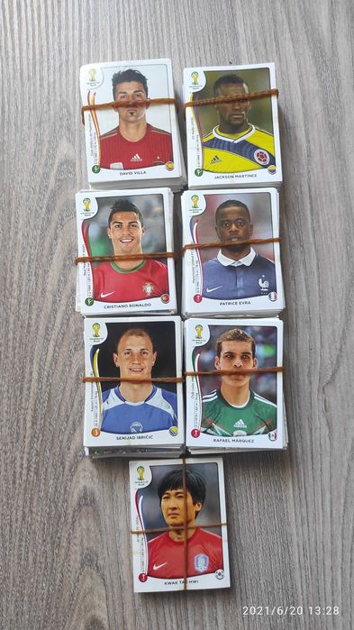 Cromos world CUP 2014 Brasil Panini coleção completa